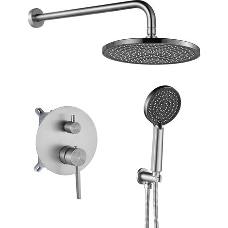 CONCEALED SHOWER SET REA FOSTER + BOX BRUSH STEEL
