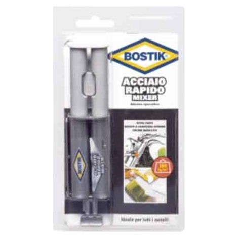COLLA 'ACCIAIO RAPIDO MIXER' 24 ml - BOSTIK (1/2)