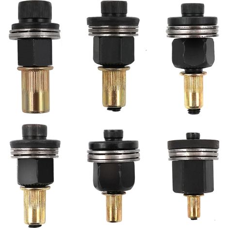Lot de 6 écrous à riveter pour M3 M4 M5 M6 M8 M10 Pince à écrou à riveter Kit pince à riveter Écrous à riveter Écrous à sertir Outil Machine à riveter manuelle (1/5)