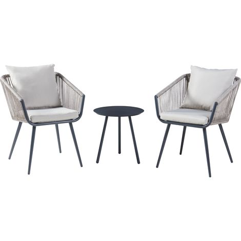 Set Abriola Mobili Esterni da Conversazioni - Antracite / Grigio casa.pro (1/5)