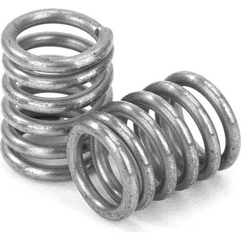 20 pezzi - Molla di compressione - Acciaio inossidabile - Elevata resistenza ed elasticità per applicazioni meccaniche ed elettroniche - Colore argento - 0,55x4x5 cm (1/5)