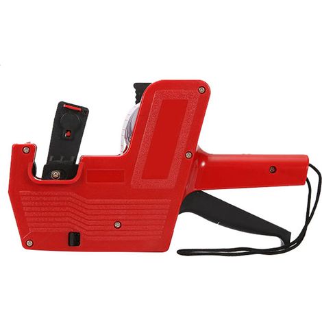 Étiqueteuse manuelle à 8 chiffres, machine à prix portable réglable avec rouleau d'étiquettes, une ligne, pour commerce et magasin (1/5)