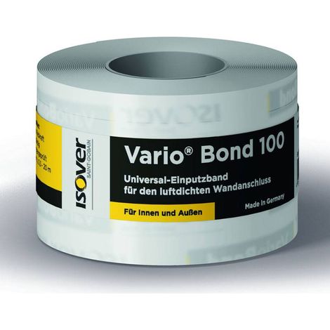 Isover Vario Bond Einputzband für den luftdichten Anschluss 25 x 100 mm (1/2)