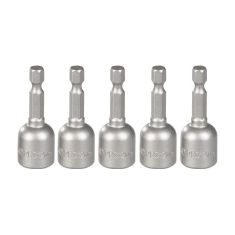 Nuss mit Magnet Strend Pro MS84, 13 mm, 1/4", magnetischer Bithalter, Packung 5 Stk.