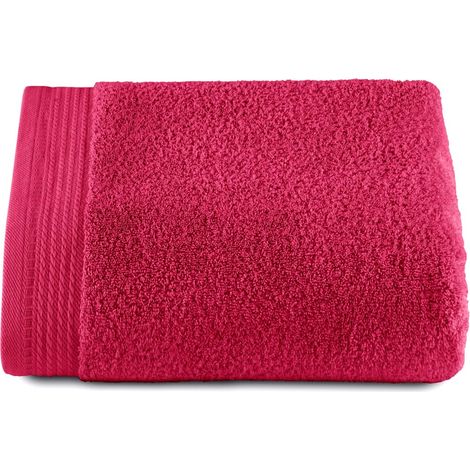 Grandes Serviettes de Bain - Serviettes de Bain - 1 Serviettes de Douche - 70x140 cm - 100% Coton - 600 Grammes - Fuscia (1/5)