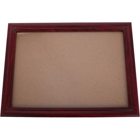 Cadre en bois brun foncé pour diplôme/certificat, idéal pour la décoration. (1/5)