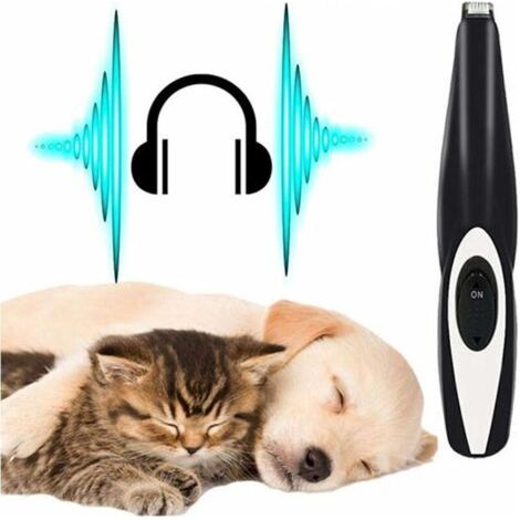 Kit de cortapelos para mascotas, silencioso/de bajo ruido para perros y gatos pequeños.