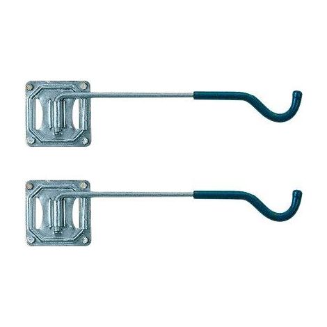 GANCIO PORTA BICI LUNGO 821 MINUTEX - ACCIAIO ZINCATO CON GUAINA CM 37 CF=PZ 2- 1 confezioni