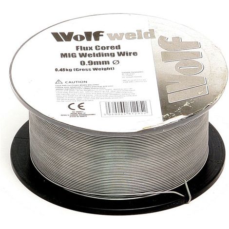 Wolf Weld 0.9mm Flux Cored MIG Welding Wire, 0.25kg Spool
