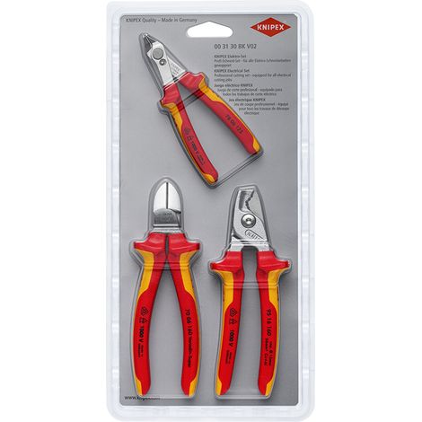 KNIPEX 00 31 30 BK V02 Juego de corte eléctrico