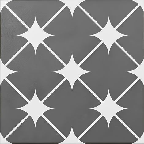 Carrelage Carreaux de ciment Barcelona gris encanto 20x20 cm (1/2)