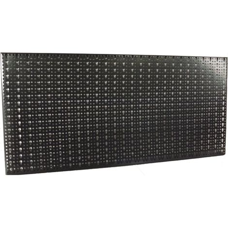 Pannello forato acciaio nero 500x1000mm - oreca new