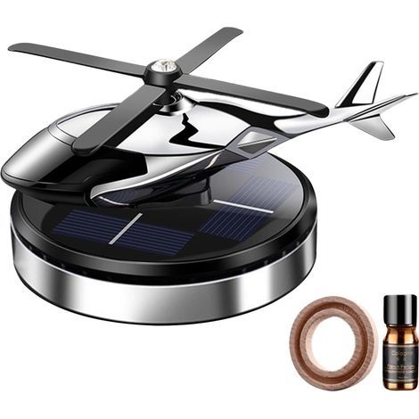 Solar-Helikopter-Diffusor mit automatischer Rotation für natürlichen Duft auf dem Armaturenbrett im Auto (1/5)