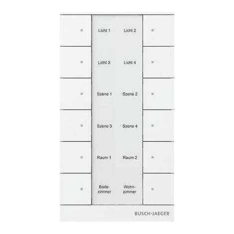 Dispositif de commande Busch-jaeger sb-f-12.0.11-84 compatible Busch-Tenton Free@Home (1/2)