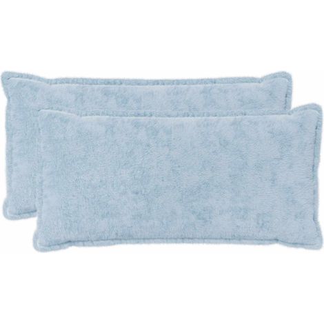 Cushion Cover 2 pcs HOUTEN Light Blue 40 x 80 cm vidaXL