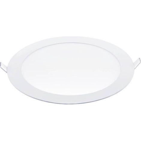 Runde LED-Einbauleuchte Virey 18W 3000K Weiß