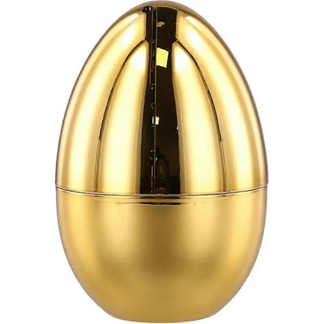 1 pièce creative œuf forme toothpick pot electroplating plastique toothpick boîte rangement ornaments maison décoration (1/5)
