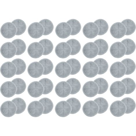 Trade-Shop Ersatz Mopptuch Wischlappen Wischmopp Putztuch Mikrofaser für elektrische Dyson Bodendüse Akkusausager Staubsauger / Fußbodenreinigung - 50 Stück (1/3)