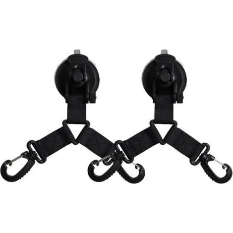 Pair Lntyq Ventouses Pour Camping Ventouse Ancre à Ventouse Accessoires Crochet De Fixation De Ventouse Auvent Pour Voiture, Ventouse, Fixation à Ventouse Puissante, Pour Camping, Maison, Atelier, Auv (1/5)