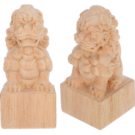 2 Stück Löwenpfostenaufsätze Dekorative