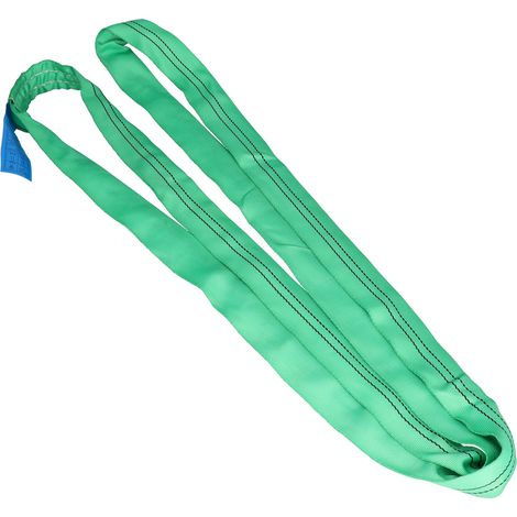 Élingue ronde 2T sangle de levage souple sans fin, accessoire de transport 6 mètres, sangle textile robuste pour manutention et levage. (1/5)