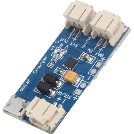 Mini-Solar-Ladeplatine für Lithium-Akkus, USB-Lademodul CN3065, 500 mA, DC 4,4–6 V (1/5)