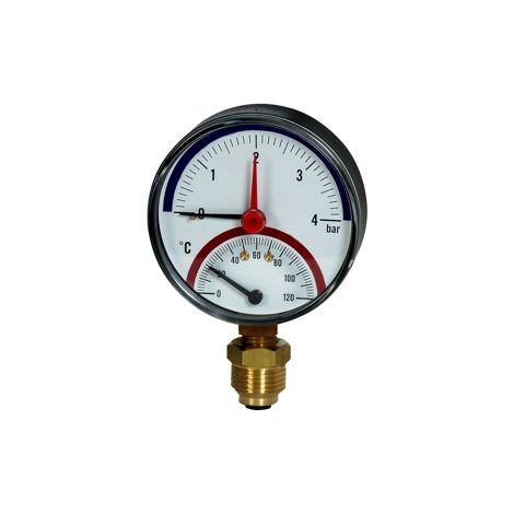 Mano-Thermometer Fig H 30A 1/2' 80 mm Dm 8000500000