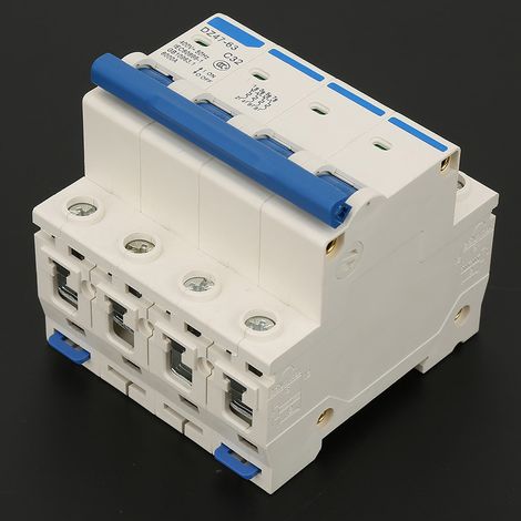 Disjoncteur différentiel RCCB miniature 4P 32A 400V DZ47-63, protection de fuite à la terre, interrupteur automatique modulaire (1/5)
