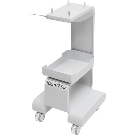 Chariot de Salon de Beauté, Design Portable, Matériaux Durables, BLANC (1/2)