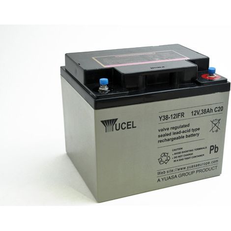 Yucel - Batterie plomb AGM YUCEL Y38-12IFR 12V 38Ah M5-F
