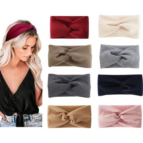 Haaraccessoires, Damen-Haarreif, 8-teilig, Sport-Haarreif, Damen-Haarband, Haarbänder, Stirnbänder, Haarreifen, Damen-Tiara (1/5)