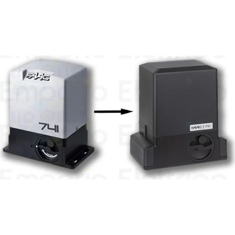 Faac – Moteur 741 E Z16 230V pour portail coulissant – Capacité 900 kg – Encodeur inclus – Platine 740D et pignon Z16