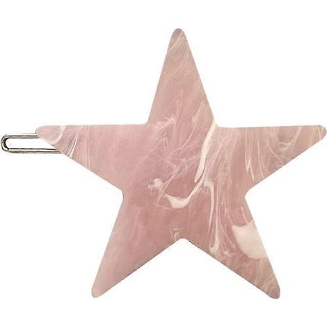 Pince à cheveux Frog Buckle Pentagram, barrettes assorties en acide acétique, pince à cheveux (1/5)