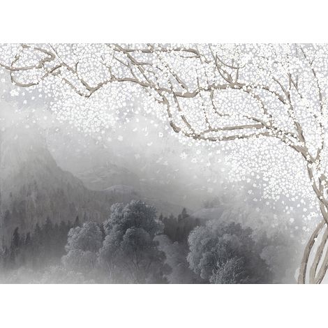 Papier peint panoramique - Arbres - 130 cm x 96 cm (1/2)
