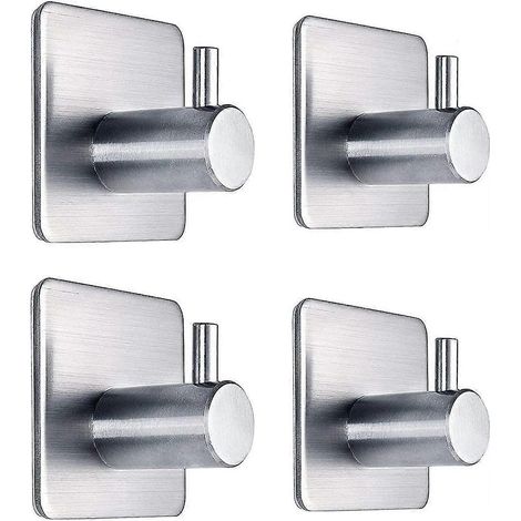 Hochleistungsfähige Klebehaken, wasserdichte Edelstahl-Wandhaken zum Aufhängen von Mänteln (1/5)