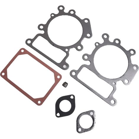 (A) Jeu de joints de culasse compatible avec les tondeuses à gazon 796584, 699168 et 692410. Pièces de joints métalliques pour tondeuses à gazon et outils de jardin motorisés. (1/4)