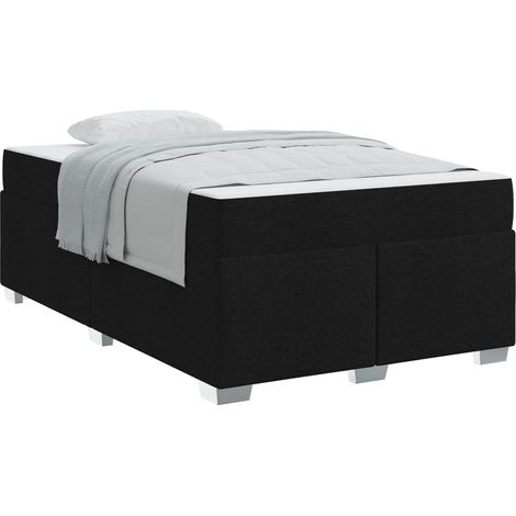 Maison Exclusive - Struttura del letto con materasso Nero 120 x 200 cm Tessuto