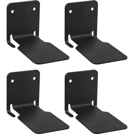 Etagère Murale Invisible - Support Métal Pour Livres Et Décoration - Installation Facile Et Robuste - Lot De 4 Pièces (1/5)