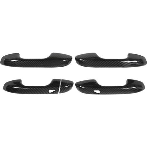 Panneau extérieur d'étiquette de main en fibre de carbone et étiquette de main en acier, garniture de panneau, accessoires pour Kia Niro SG2 2021 et maintenant