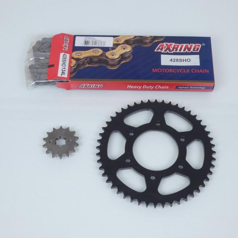 Kit chaîne Axring pour Moto Yamaha 125 MT 2014 à 2019 14x48 pas (1/2)