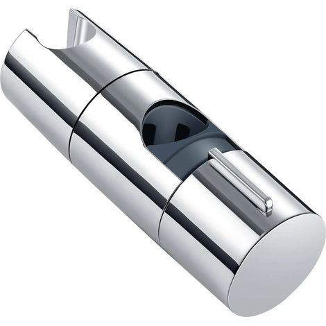 Support universel pour douchette, support de pommeau de douche réglable de 19 à 25 mm, support de pommeau de douche pour salle de bain, supports de pommeau de douche chromés en ABS, rotation à 45° arg (1/5)