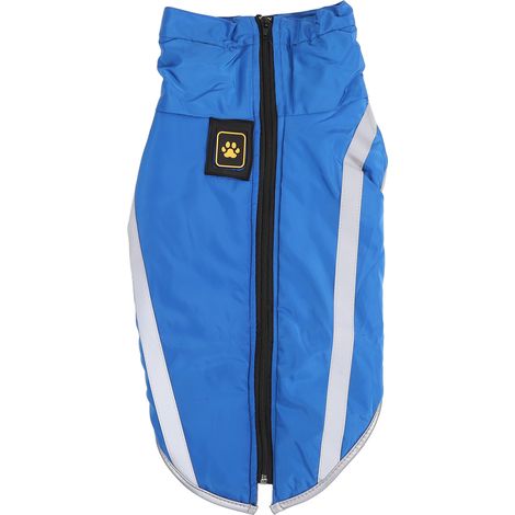 Veste réfléchissante en Polyester pour chien, vêtements chauds et confortables pour animaux de compagnie, pour grands chiens, bleu 4XL, automne hiver (1/5)