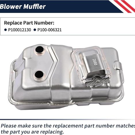 P100006321 P100012130 PB-8010 PB-9010 SB1127 Blower silencer (1/4)