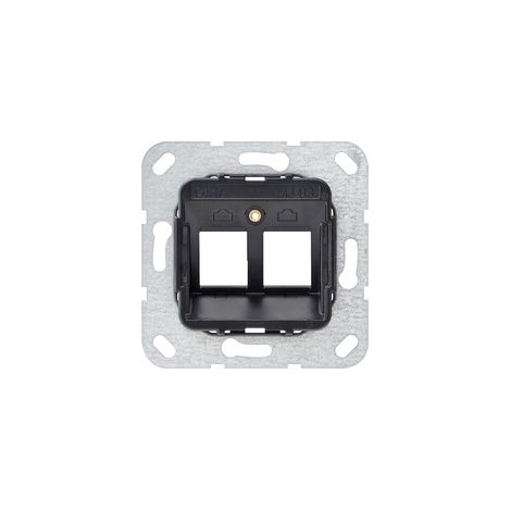 Accessorio modular jack Gira 560300 montaggio nascosto 2 poli