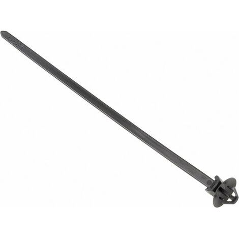 HellermannTyton 155-05800 T50SOSFT6E-PA66HIRHS Serre-câble 160 mm 4.60 mm noir avec pied ancre et jupe 1 pc(s) S14785 (1/5)