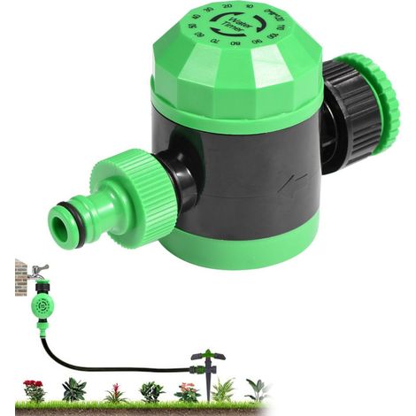 Minuteur Arrosage Automatique - Tuyau Jardin, Contrôleur Irrigation, 2-120min, Pour Pelouse/Piscine Extérieur
