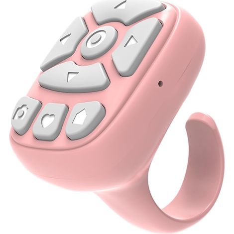 Anneau Bluetooth Controleur Smartphone - Commandes Tactiles Sans Fil pour Vidéo Musique Présentation - Compatible iOS Android - Autonomie 30 Jours - USB-C - 1 Pièce (1/5)
