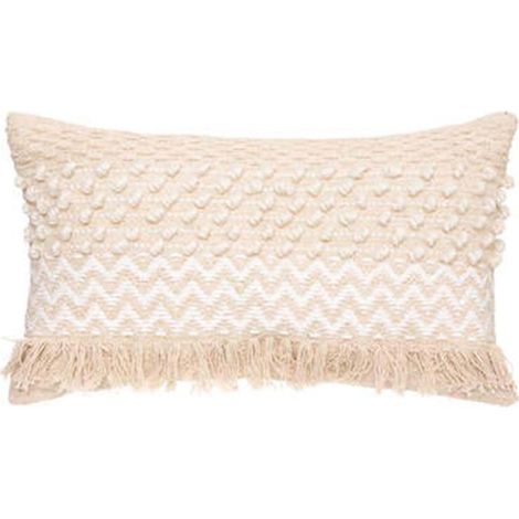 Cuscino cotone beige 30x50x15cm