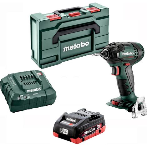 Metabo Brushless Compact Impact Driver 18V SSD 18 LTX 200 BL 602396840 + x1 4ah