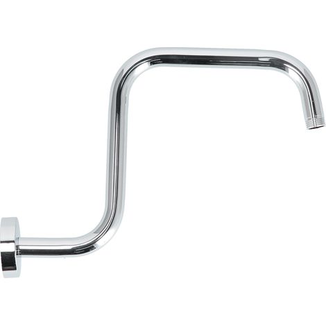 13 po S Bras de Douche Américain Acier Inoxydable Support Rallonge Tête de Douche Accessoire Salle de Bain Électroplaqué